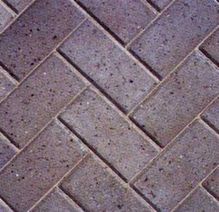 Grey block paving